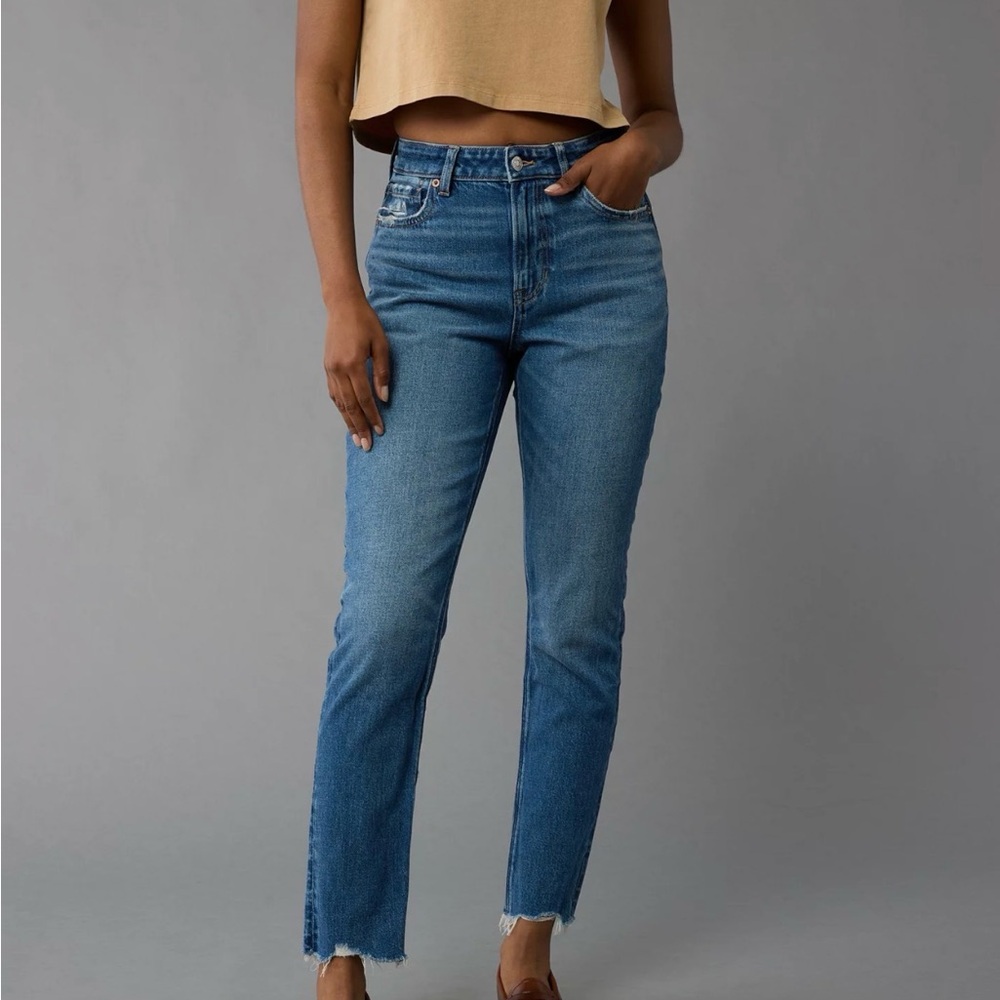 American Eagle Outfitters Blue Straight Leg Jeans